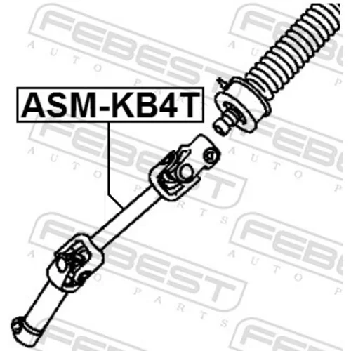 Hriadeľ riadenia FEBEST ASM-KB4T - obr. 1