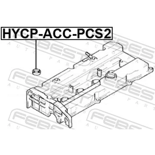 Tesniaci krúžok otvoru pre zap.sviečku FEBEST HYCP-ACC-PCS2 - obr. 1