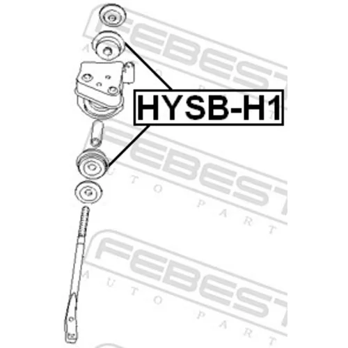 Uloženie riadenia FEBEST HYSB-H1 - obr. 1