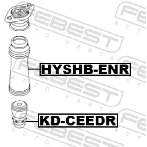 Doraz odpruženia FEBEST KD-CEEDR - obr. 1