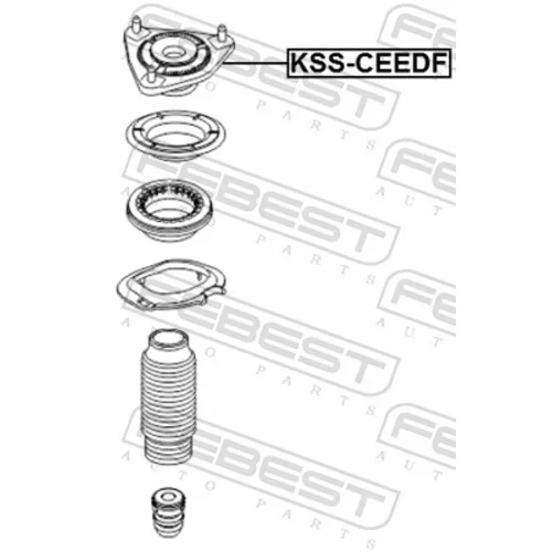 Ložisko pružnej vzpery FEBEST KSS-CEEDF - obr. 1