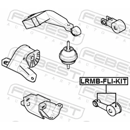 Uloženie motora FEBEST LRMB-FLI-KIT - obr. 1