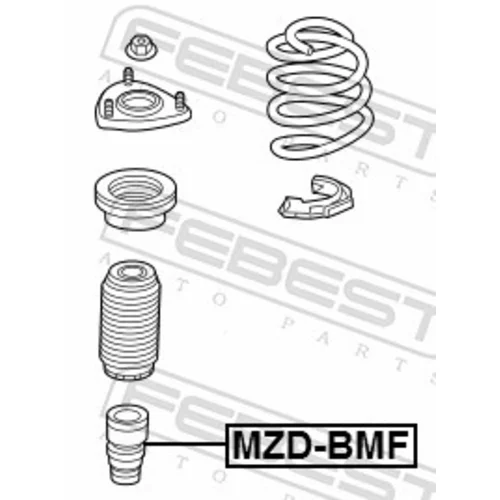 Doraz odpruženia FEBEST MZD-BMF - obr. 1