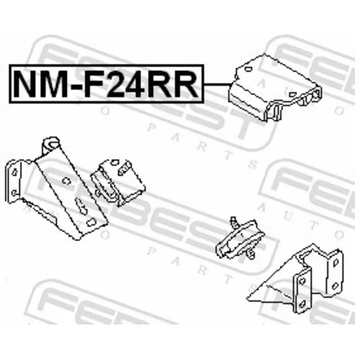 Uloženie motora FEBEST NM-F24RR - obr. 1