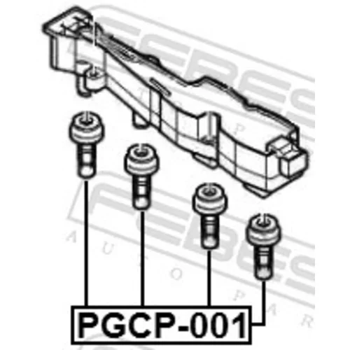 Pripájací konektor zapaľovacej cievky PGCP-001 /FEBEST/ - obr. 1