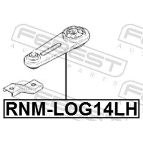 Uloženie motora FEBEST RNM-LOG14LH - obr. 1