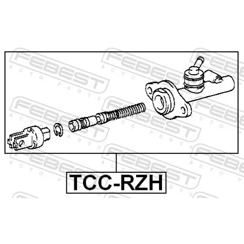 Hlavný spojkový valec FEBEST TCC-RZH - obr. 1