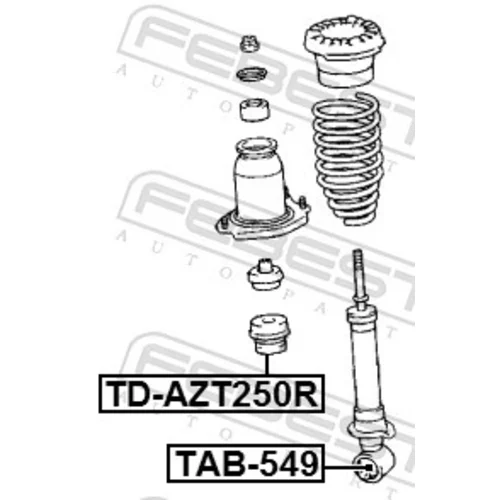 Doraz odpruženia FEBEST TD-AZT250R - obr. 1