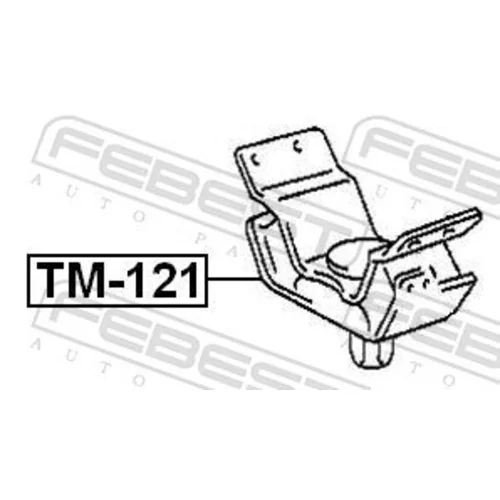 Uloženie motora FEBEST TM-121 - obr. 1