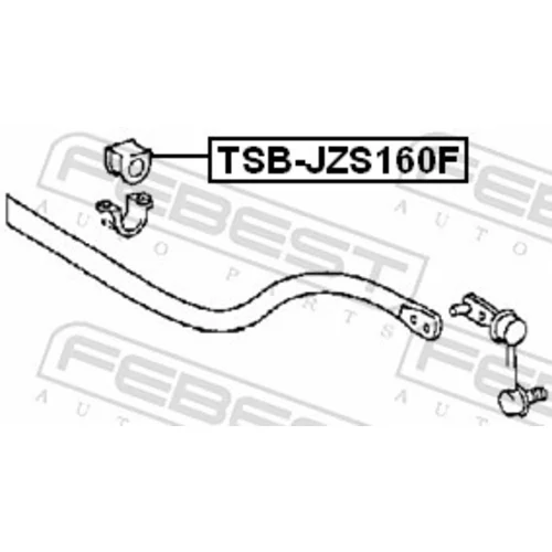 Uloženie priečneho stabilizátora FEBEST TSB-JZS160F - obr. 1