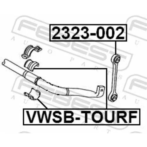 Uloženie priečneho stabilizátora FEBEST VWSB-TOURF - obr. 1