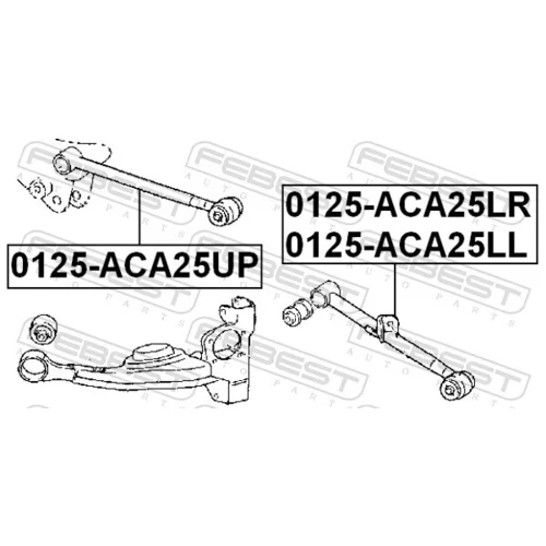 Rameno zavesenia kolies FEBEST 0125-ACA25LL - obr. 1