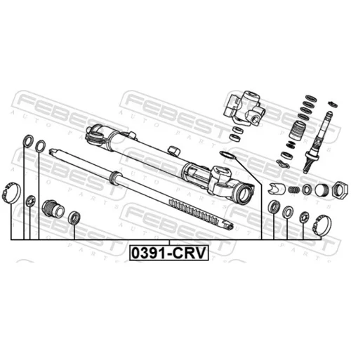 Sada na opravu prevodovky riadenia FEBEST 0391-CRV - obr. 1