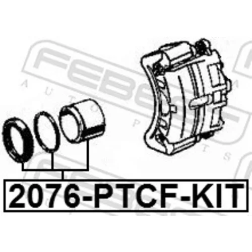 Opravná sada brzdového strmeňa FEBEST 2076-PTCF-KIT - obr. 1