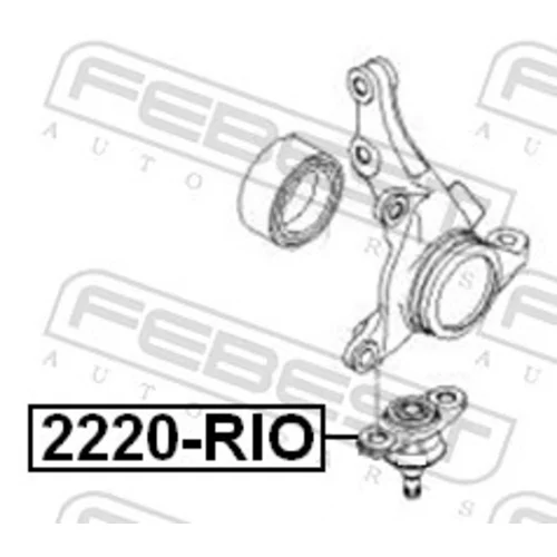 Zvislý/nosný čap FEBEST 2220-RIO - obr. 1