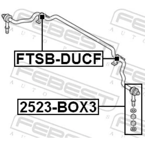 Tyč/Vzpera stabilizátora FEBEST 2523-BOX3 - obr. 1