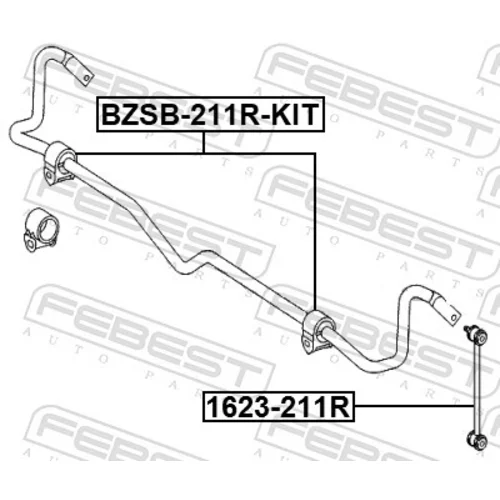 Opravná sada uloženia stabilizátora FEBEST BZSB-211R-KIT - obr. 1