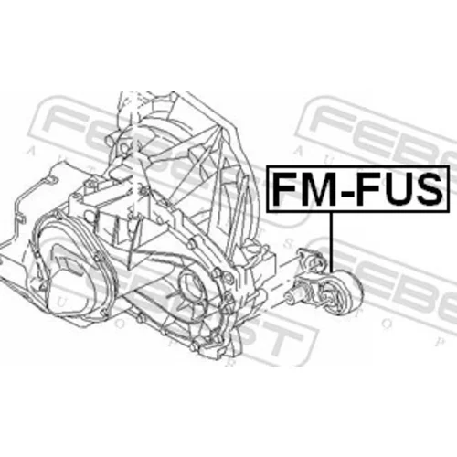 Uloženie manuálnej prevodovky FEBEST FM-FUS - obr. 1