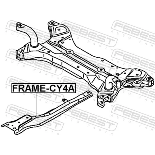 Teleso nápravy FRAME-CY4A /FEBEST/ - obr. 1