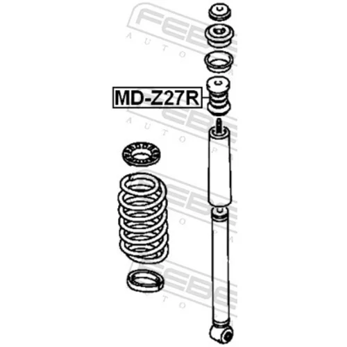 Doraz odpruženia FEBEST MD-Z27R - obr. 1