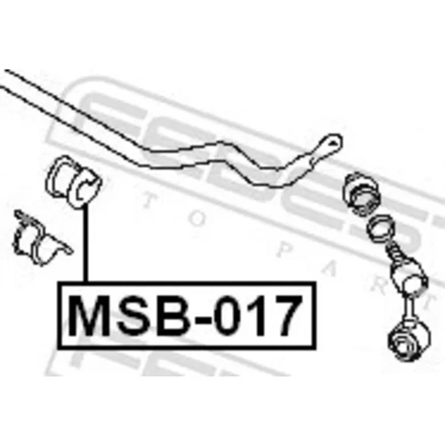 Uloženie priečneho stabilizátora FEBEST MSB-017 - obr. 1