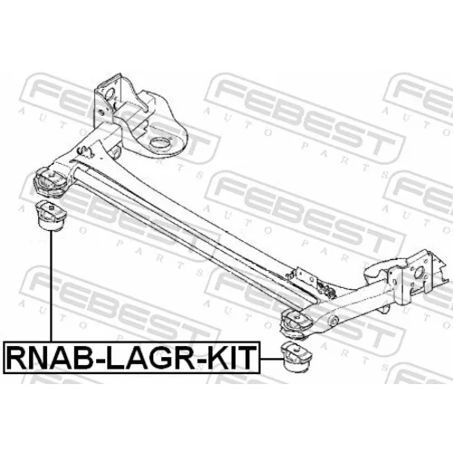 Opravná sada tela nápravy FEBEST RNAB-LAGR-KIT - obr. 1