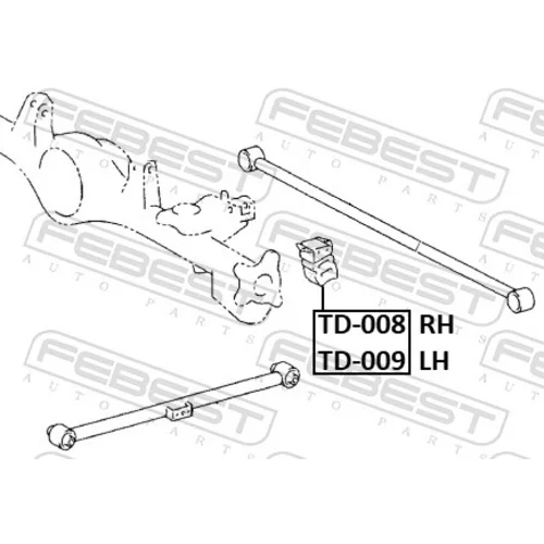 Doraz odpruženia FEBEST TD-008 - obr. 1