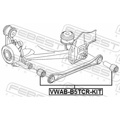 Sada na opravu priečneho závesného ramena FEBEST VWAB-B5TCR-KIT - obr. 1