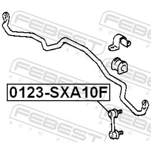 Tyč/Vzpera stabilizátora FEBEST 0123-SXA10F - obr. 1