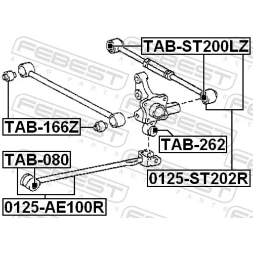 Rameno zavesenia kolies FEBEST 0125-ST202R - obr. 1