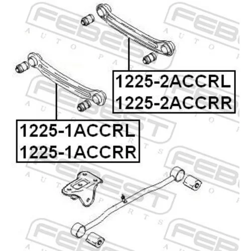 Rameno zavesenia kolies FEBEST 1225-2ACCRL - obr. 1