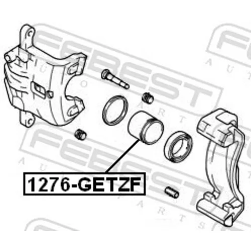 Piest brzdového strmeňa 1276-GETZF /FEBEST/ - obr. 1