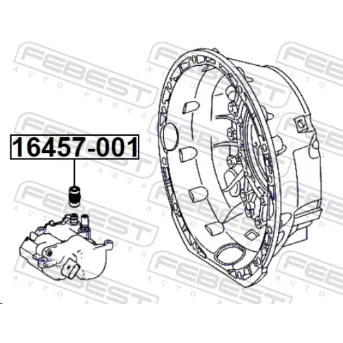 Hadica chladiča oleja prevodovky FEBEST 16457-001 - obr. 1