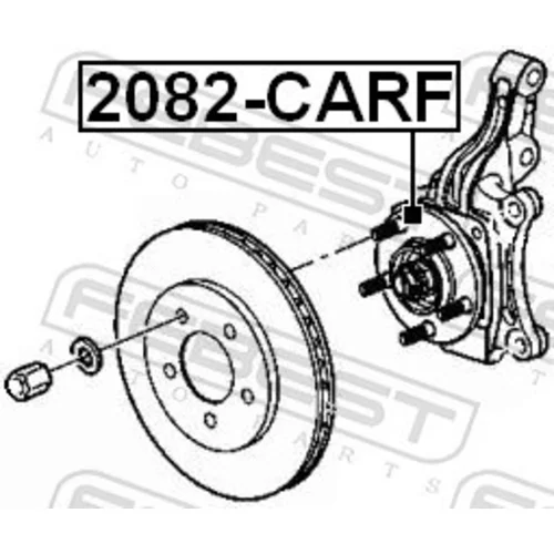 Náboj kolesa FEBEST 2082-CARF - obr. 1