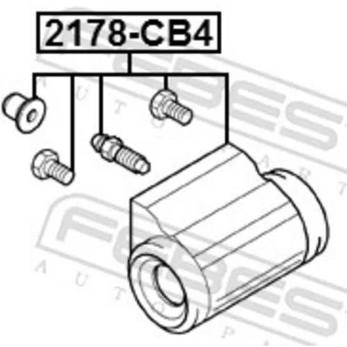 Brzdový valček kolesa 2178-CB4 /FEBEST/ - obr. 1