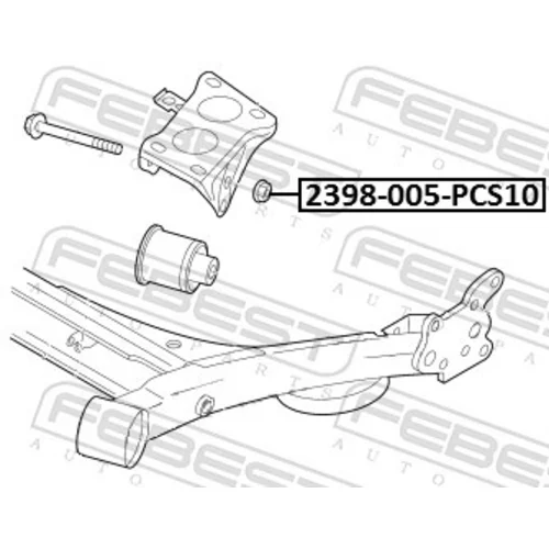 Matica kolesa FEBEST 2398-005-PCS10 - obr. 1