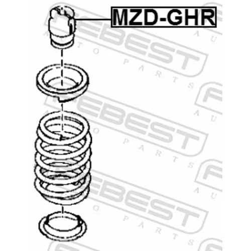 Doraz odpruženia FEBEST MZD-GHR - obr. 1