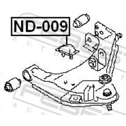 Doraz odpruženia FEBEST ND-009 - obr. 1