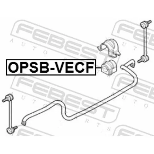 Uloženie priečneho stabilizátora FEBEST OPSB-VECF - obr. 1