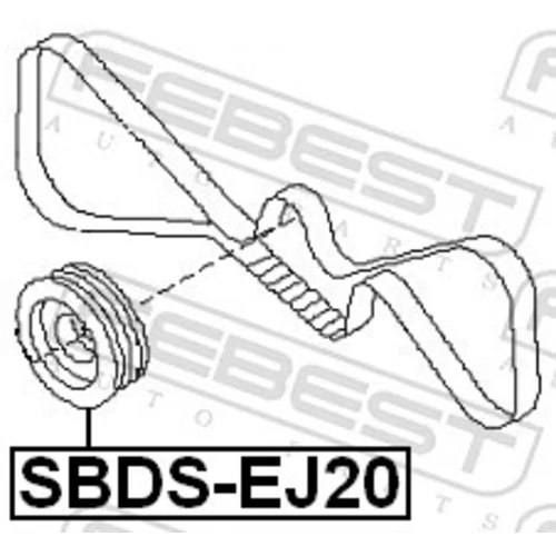 Remenica kľukového hriadeľa FEBEST SBDS-EJ20 - obr. 1