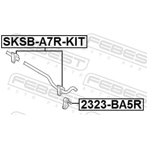 Opravná sada uloženia stabilizátora FEBEST SKSB-A7R-KIT - obr. 1