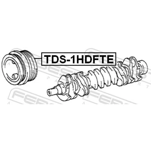 Remenica kľukového hriadeľa FEBEST TDS-1HDFTE - obr. 1