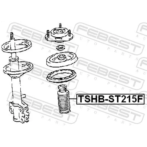 Ochranný kryt/manžeta tlmiča pérovania FEBEST TSHB-ST215F - obr. 1