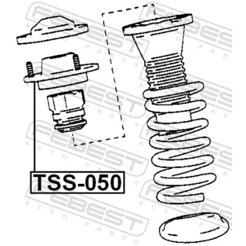 Ložisko pružnej vzpery FEBEST TSS-050 - obr. 1
