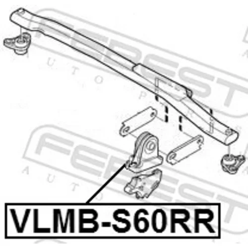 Uloženie motora VLMB-S60RR /FEBEST/ - obr. 1