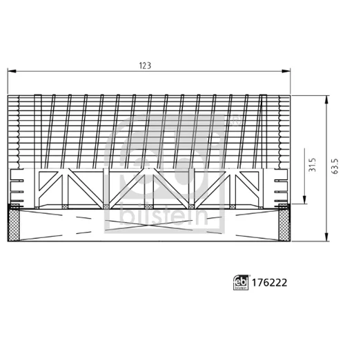 Olejový filter FEBI BILSTEIN 176222 - obr. 1