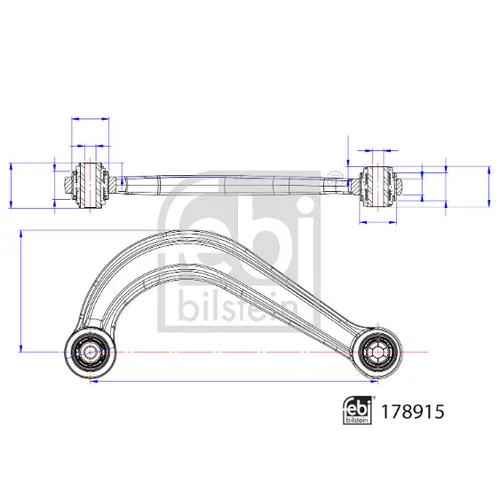 Rameno zavesenia kolies FEBI BILSTEIN 178915 - obr. 2