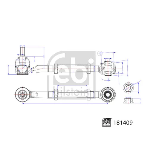 Rameno zavesenia kolies FEBI BILSTEIN 181409 - obr. 2