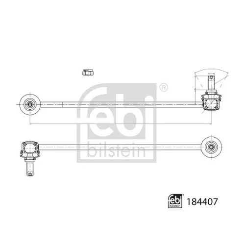 Tyč/Vzpera stabilizátora FEBI BILSTEIN 184407