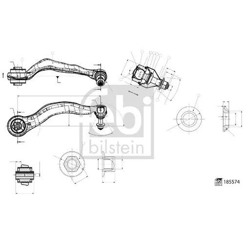 Rameno zavesenia kolies FEBI BILSTEIN 185574